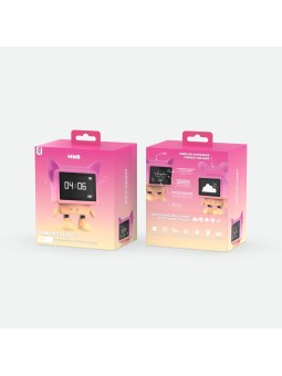 Réveil Dancing clock rose