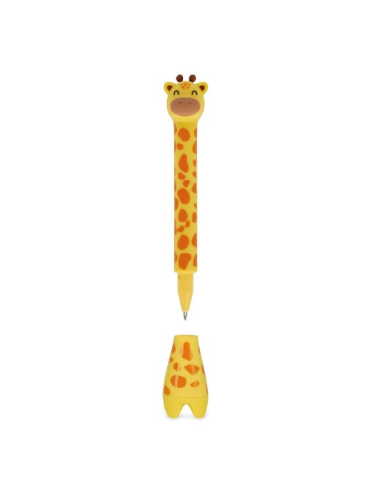 Stylo à bille avec base girafe