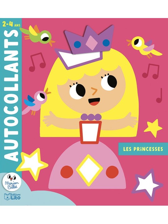 Autocollants 2 ans - les princesses