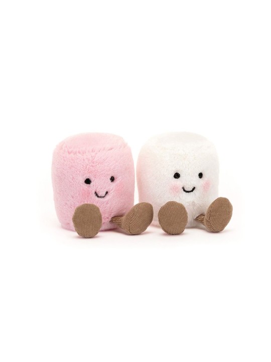 Amuseable pink and white marshmallows