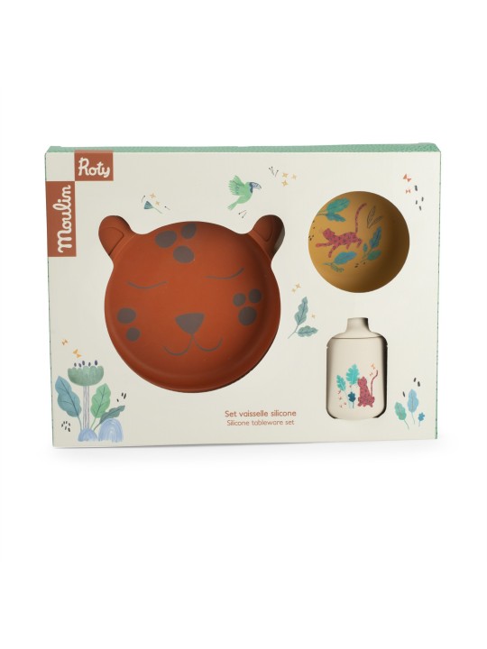 Set vaisselle silicone La forêt Mawa