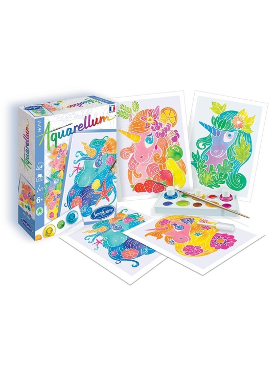 Aquarellum mini - Licornes