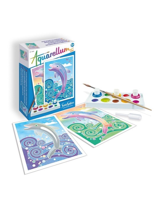 Aquarellum mini - Dauphins