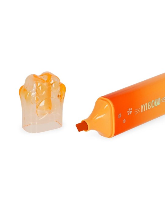 Surligneur chat Meow orange