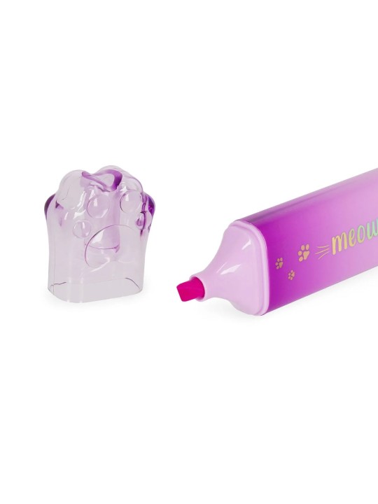 Surligneur chat Meow violet