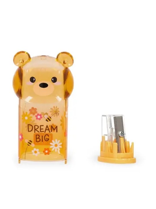 Taille-crayon avec réservoir ours