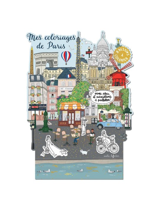 Set de coloriage Paris