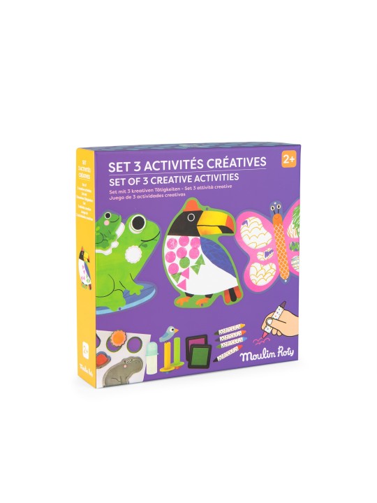 Set 3 activités créatives Les Toupitis