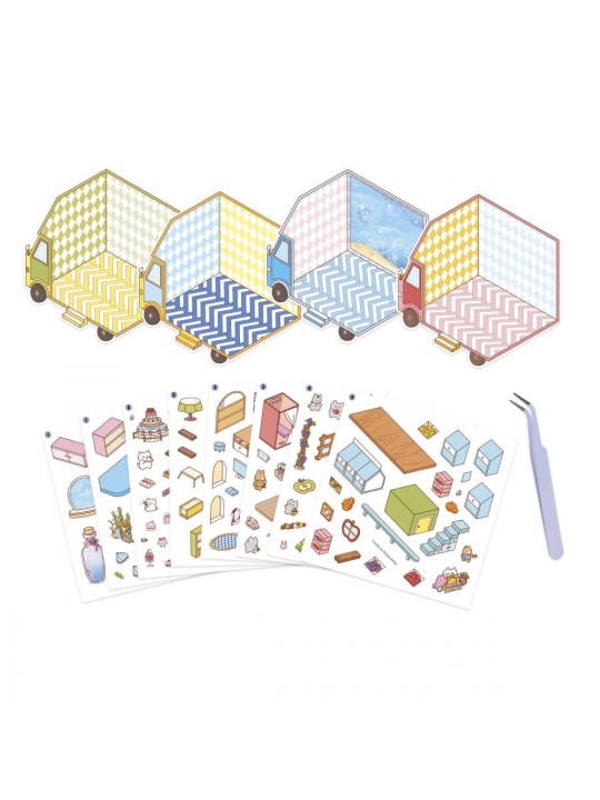 Cosy stickers - Tiny trucks