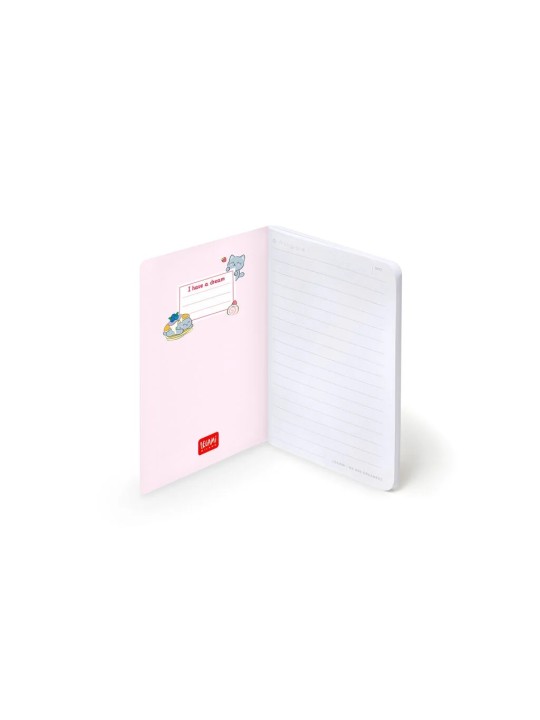 Carnet ligné A6 chat