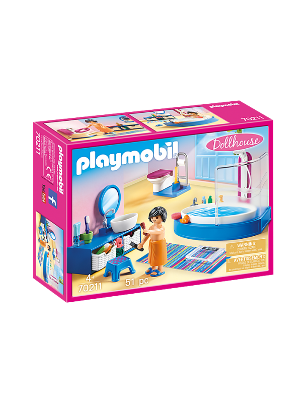 Dollhouse - Salle de bain avec baignoire