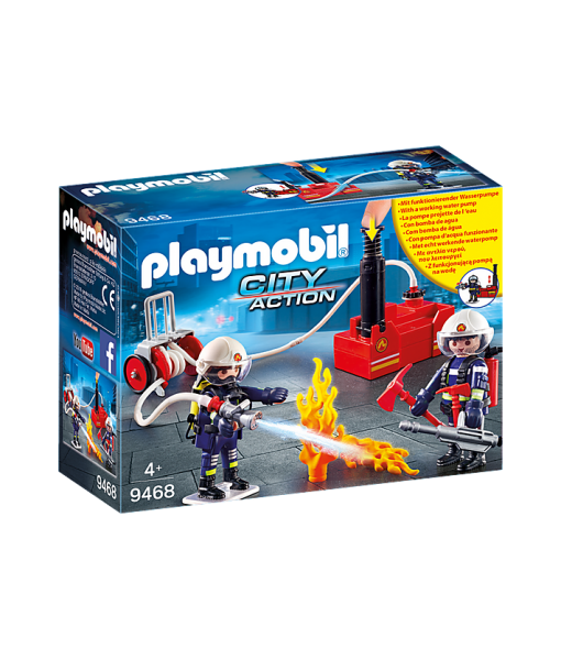 Playmobil 9468 City Action : Pompiers avec matériel d'incendie