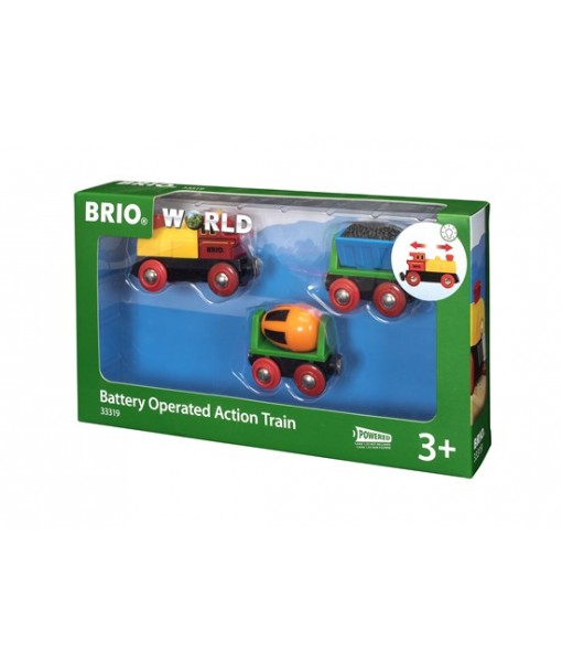 Train marchandises avec lumière