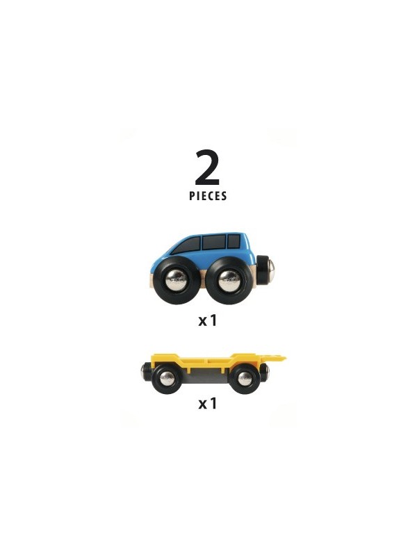Wagon transport voiture + rampe