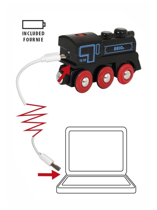 Locomotive rechargeable