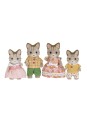 Famille chat tigré