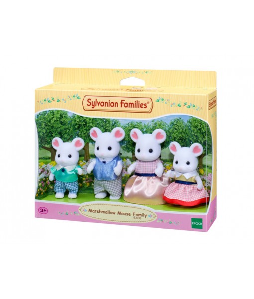 Famille souris marshmallow
