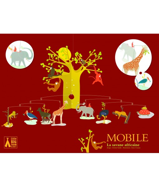 Mobile polypro La savane africaine