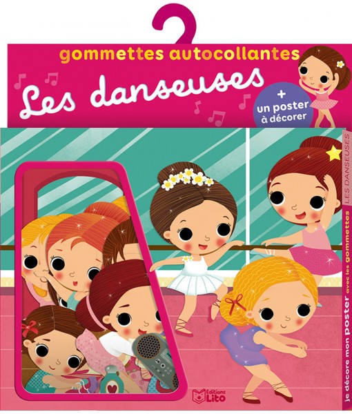 Je décore mon poster - gommettes danseuses
