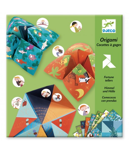 Origami cocottes à gages animaux