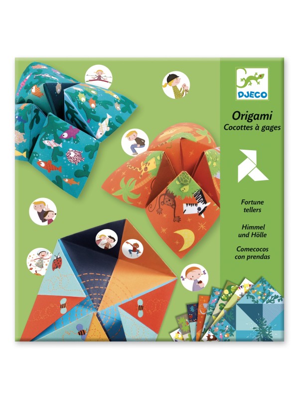 Origami cocottes à gages animaux
