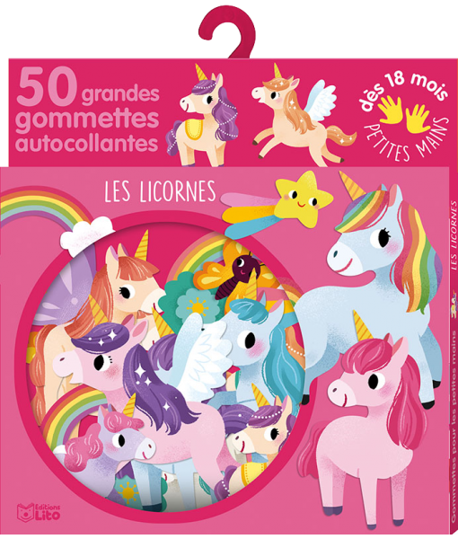 Gommettes petites mains Les Licornes