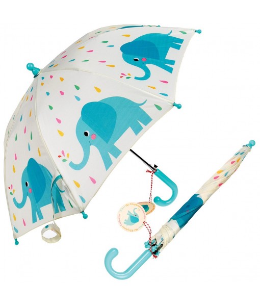 L'éléphant au parapluie