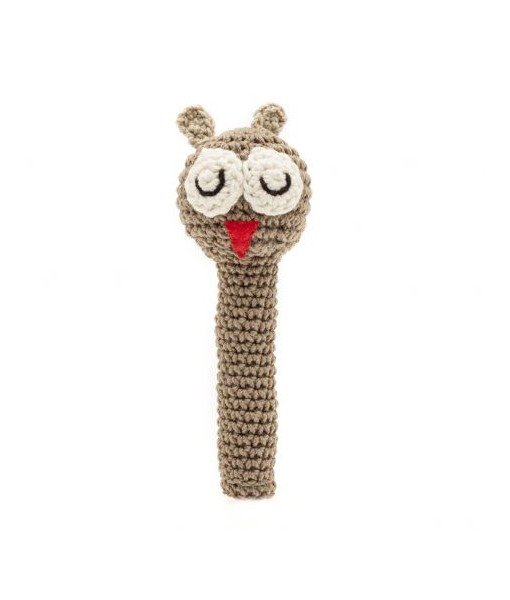 Hochet crochet hibou