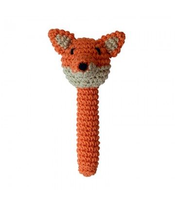 Hochet crochet renard