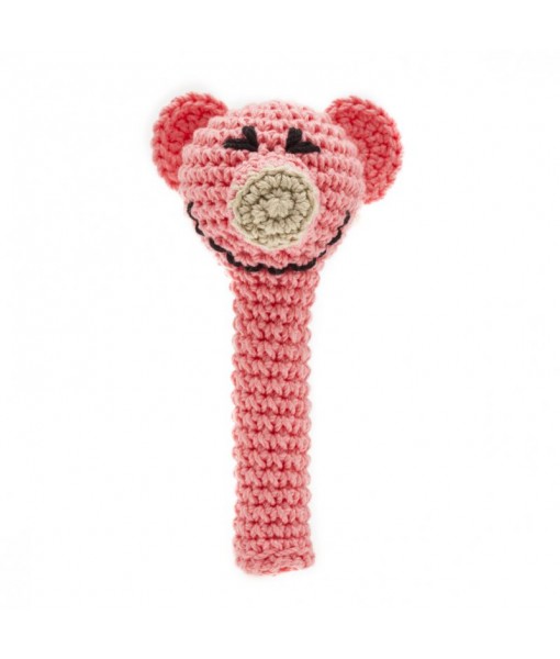 Hochet crochet cochon