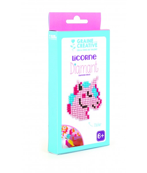 Kit diamant mosaique sticker Licorne