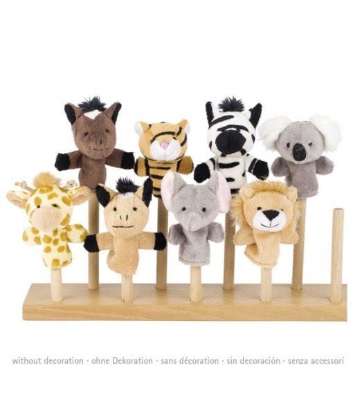 Peluche Animal Doigt Marionnettes Set Bébé Histoire Temps Style pour  Tout-Petits