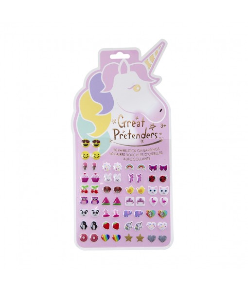 Boucles d'oreille autocollantes