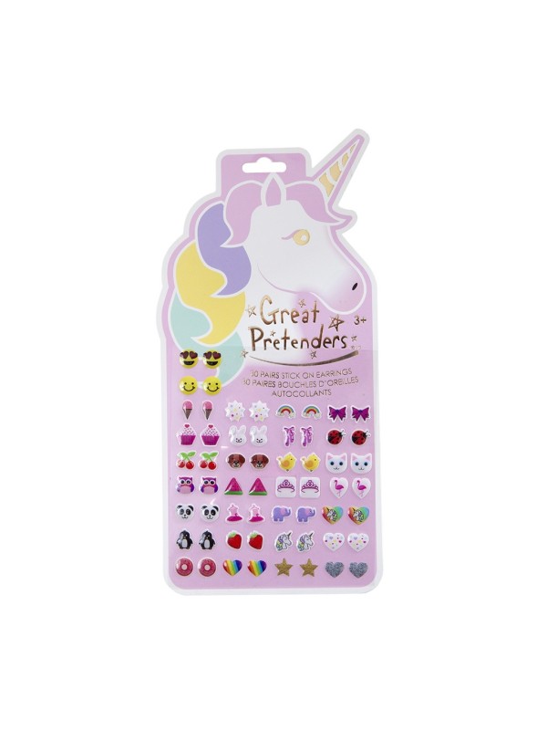 Boucles d'oreille autocollantes