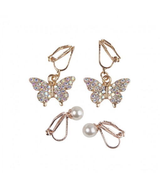 Boucles d'oreille Butterfly clip on