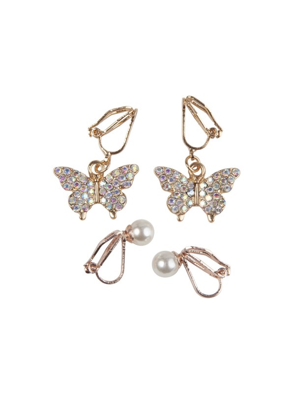 Boucles d'oreille Butterfly clip on