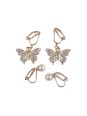 Boucles d'oreille Butterfly clip on