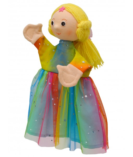 Marionnette Princesse arc en ciel